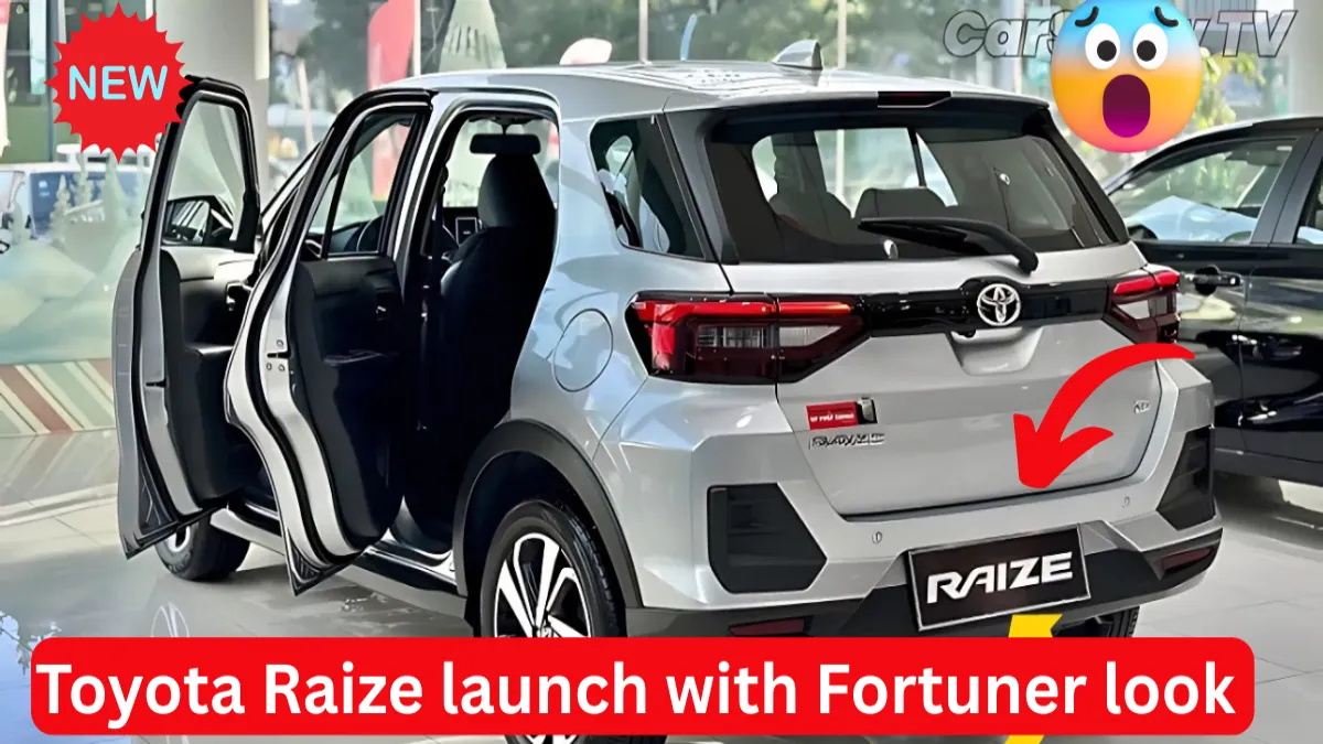 Toyota Raize launch with Fortuner look